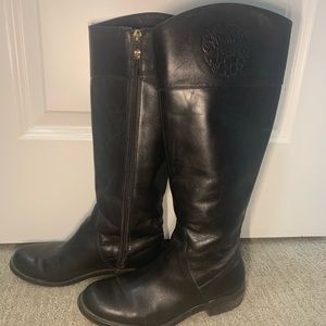Vince Camuto Black Knee High Boots Size 6